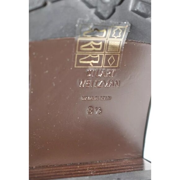 $950 STUART WEITZMAN BLAIRE CITY OVER THE KNEE BOOT CHUNKY LUG GREY 8.5 (PB40) - Picture 7 of 8